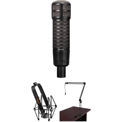 Electro-Voice RE320 Broadcast Announcer Microphone Kit