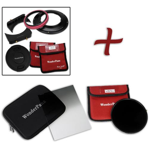FotodioX WonderPana FreeArc Core Filter Holder and Bracket with ND 1000 and Soft-Edge Graduated ND 0.9 Filters Kit for Sony 12-24mm Lens