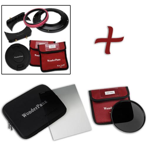 FotodioX WonderPana FreeArc Core Filter Holder and Bracket with ND 16 and Soft-Edge Graduated ND 0.6 Filters Kit for Sony 12-24mm Lens