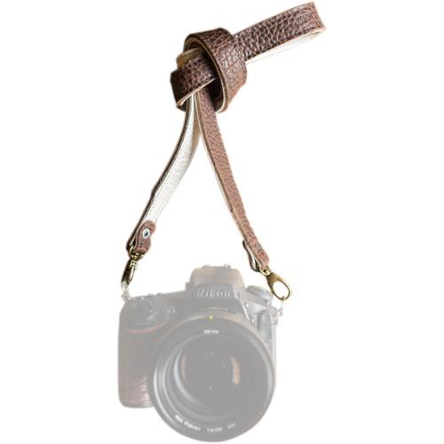 HoldFast Gear 46" Maven Classic American Bison Leather Camera Strap with Universal Clips