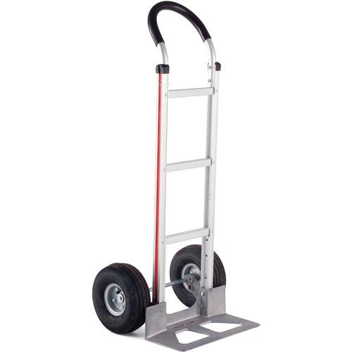 Magliner Straight Back Hand Truck with 10" 4-Ply Pneumatic Wheels and Brace