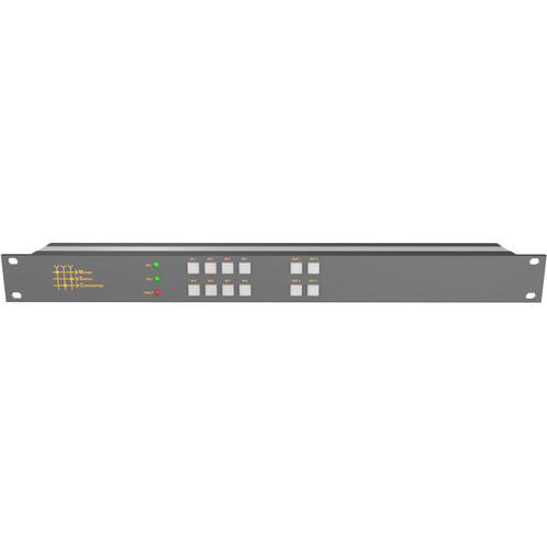 Matrix Switch 8 x 4 12G-SDI Video Router with Button Panel
