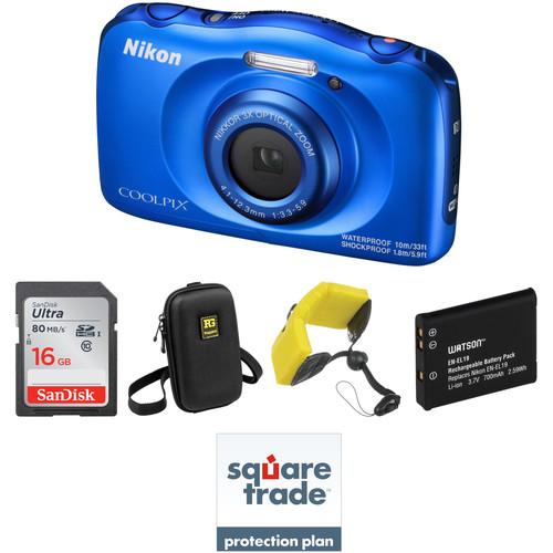 Nikon COOLPIX W100 Digital Camera Deluxe Kit