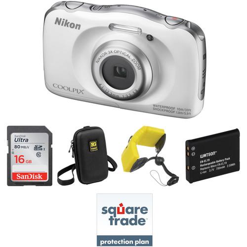 Nikon COOLPIX W100 Digital Camera Deluxe Kit