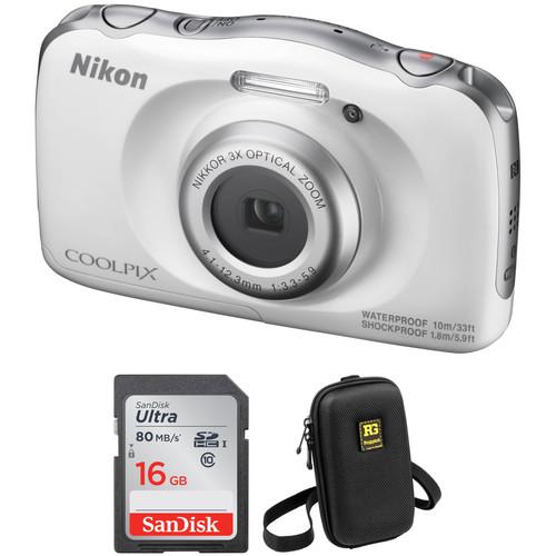 Nikon COOLPIX W100 Digital Camera with Accessory Kit