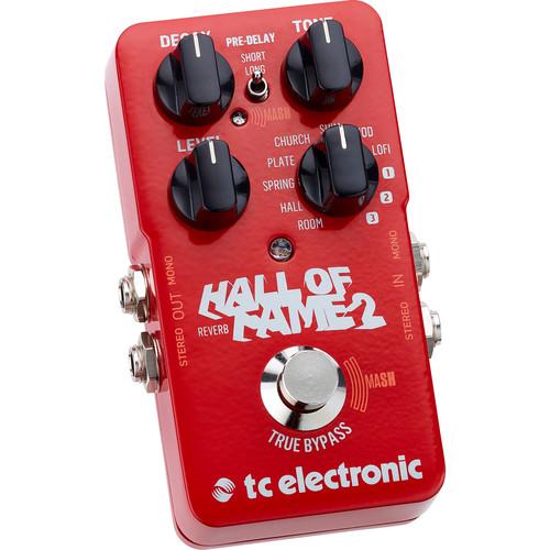 TC Electronic Hall Of Fame 2 Reverb Pedal for Electric Guitars