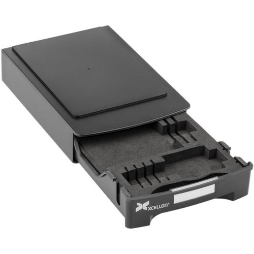 Xcellon Stackable Hard Drive Case with Media Organizer Kit