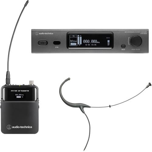 Audio-Technica ATW-3211 894EE1 3000 Series Fourth Generation Wireless Microphone System with BP894cH Headworn Mic