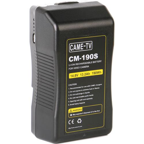 CAME-TV 190Wh Battery V-Mount for Video Cameras & Lights