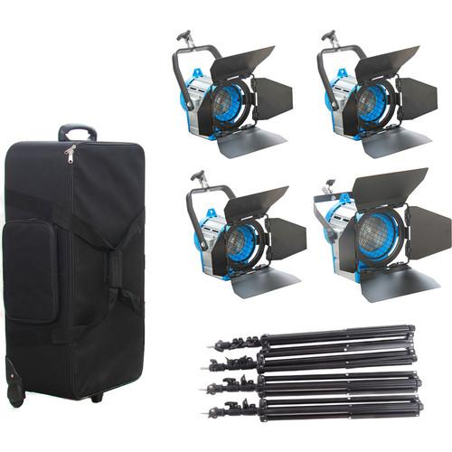 CAME-TV 4-Piece Fresnel Tungsten Video Spot Light Kit