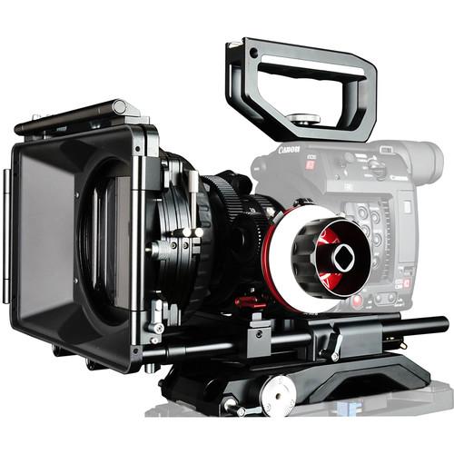 CAME-TV Shoulder Rig with Matte Box & Follow Focus for Canon EOS C200 Cinema Camera
