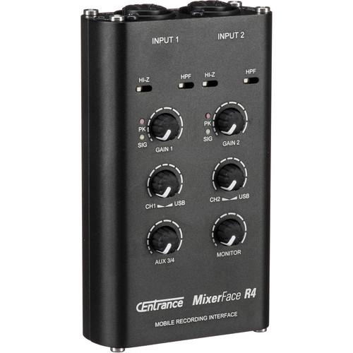 CEntrance Inc. MixerFace R4R Mobile Audio Interface SD Recorder