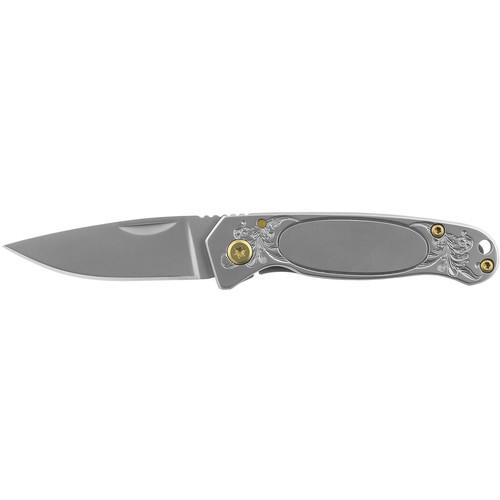 COAST FX226 Engraved Frame Lock Folding Knife with Money Pocket Clip