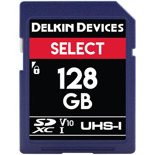 Delkin Devices 128GB Select UHS-I SDXC Memory Card