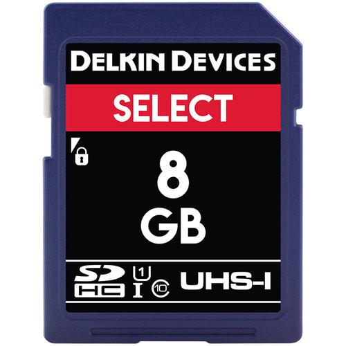 Delkin Devices 8GB Select UHS-I SDHC Memory Card