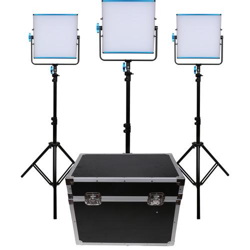 Dracast LED500B Silq Bi-Color LED 3-Light Kit