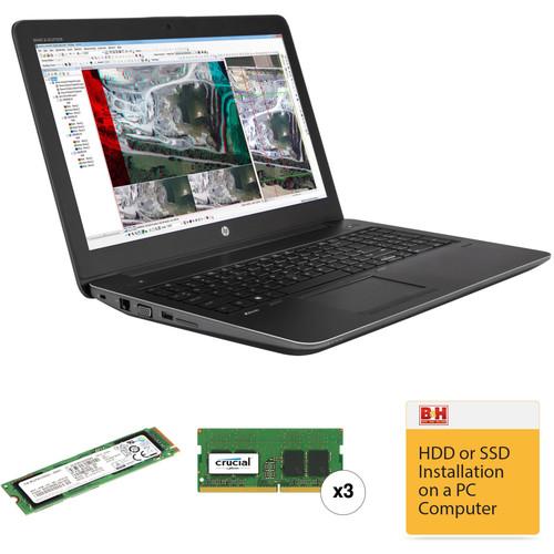 HP 15.6" ZBook 15 G3 Turnkey Mobile Workstation with 32GB RAM and 512GB SSD