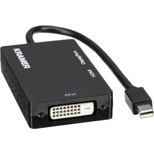 Kramer Mini DisplayPort To DVI, HDMI Or DisplayPort Adapter Cable