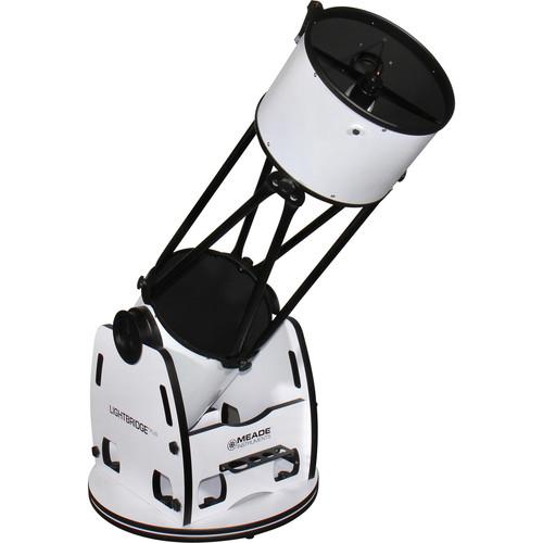 Meade LightBridge Plus 12" f 5 Truss-Tube AZ Dobsonian Telescope