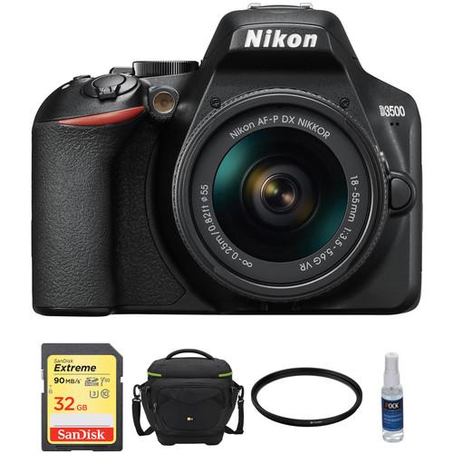 Nikon D3500 DSLR Camera with 18-55mm Lens Basic Kit