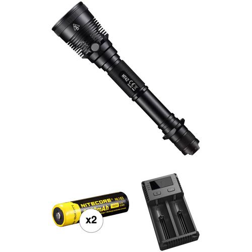 Nitecore MT42 Multi-Task LED Flashlight with Batteries & Charger Kit