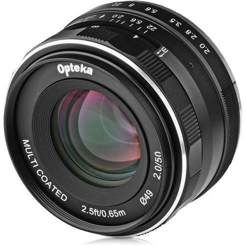 Opteka 50mm f 2 Lens for Micro Four Thirds