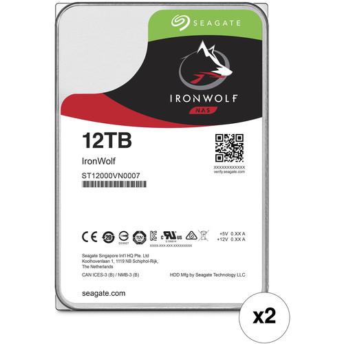 Seagate 12TB IronWolf 7200 rpm SATA III 3.5" Internal NAS HDD Kit