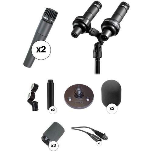 Shure Dual SM57 Microphones and Podium Mounting Kit