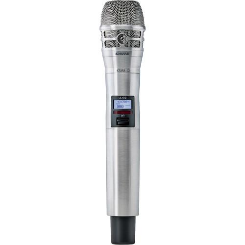 Shure ULXD2 K8N Handheld Transmitter with KSM8 Mic Capsule