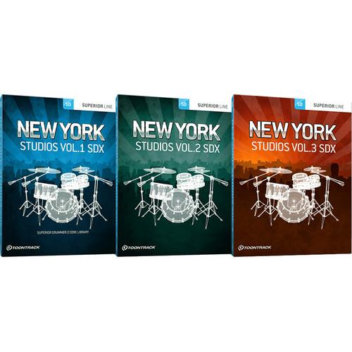 Toontrack New York Studios SDX Bundle - Expansions for Superior Drummer 3