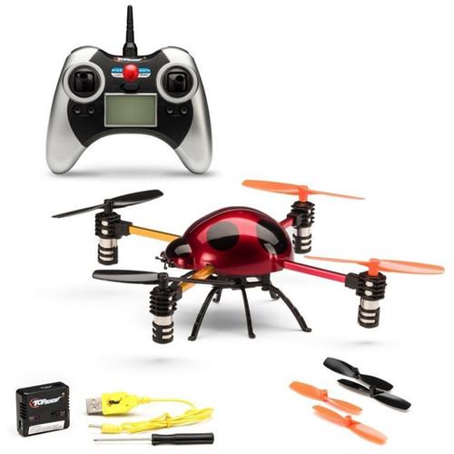 Top Race 3D Tumbling Ladybug 4-Axis 4-Channel RC Remote Control Quadcopter