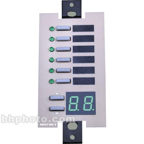 Ashly WR-5 - Wall-Mount Programmable Multifunction Remote for 24.24M