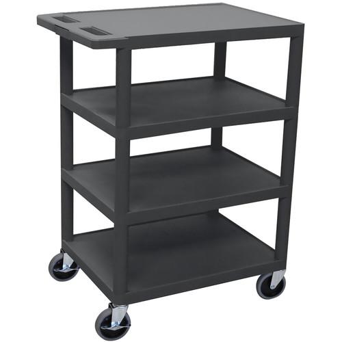 Luxor BC45-B 4-Shelf Banquet Cart