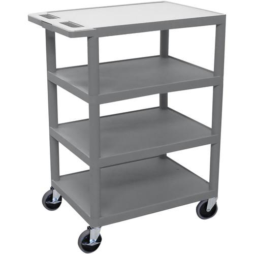 Luxor BC45G 4-Shelf Banquet Cart