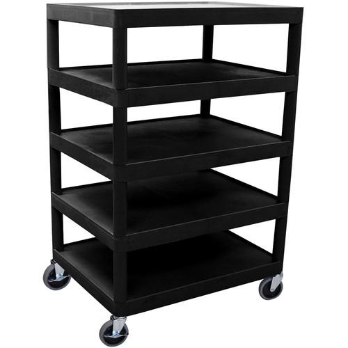 Luxor BC55B 5-Shelf Banquet Cart