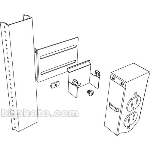 Middle Atlantic PB-5A Vertical Power Strip Brackets