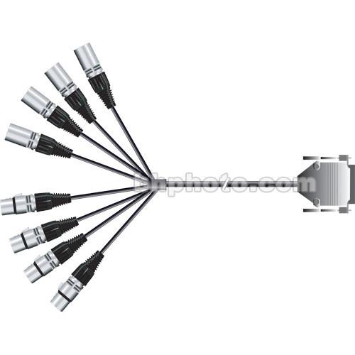 Pro Co Sound Mackie Type Multitrack Recording Harness D-Sub to 4x XLR Male In 4x XLR Female Out Cable - 10