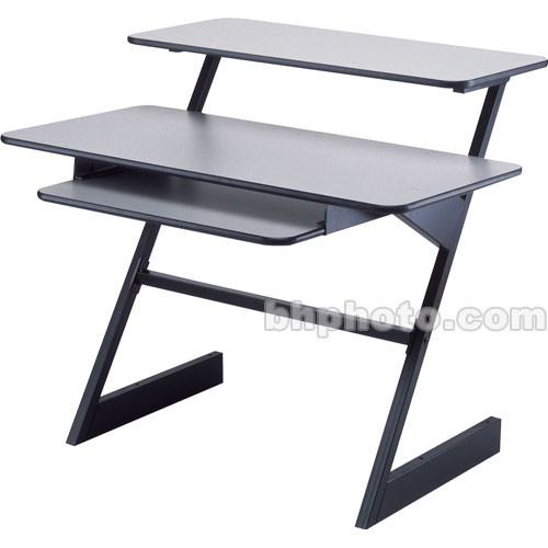 QuikLok Z-250 BK GR 3-Shelf Computer Workstation