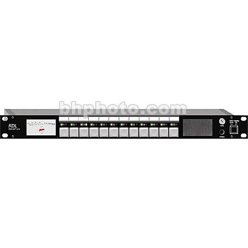 RDL RM-MP12A - 12-Channel Audio Monitor Panel