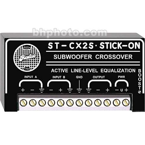 RDL ST-CX2S - Stick-On Series Subwoofer Crossover Filter