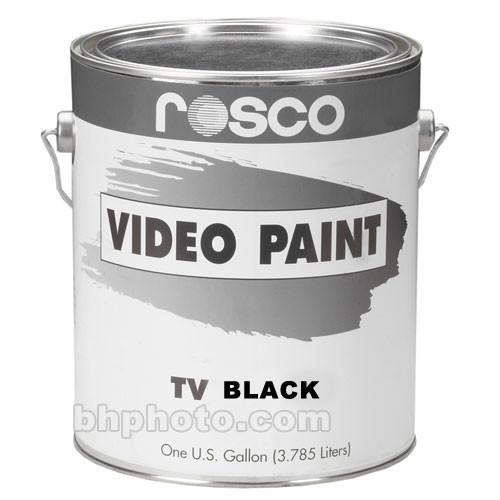 Rosco TV Paint - Black - 1 Gal.