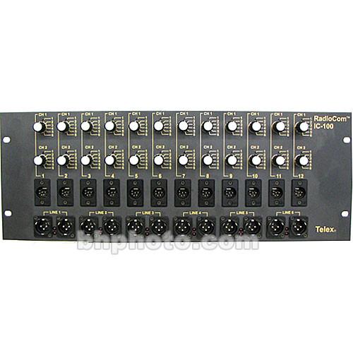 Telex IC-100 - 6-Channel Intercom Source Assign Panel for Audiocom