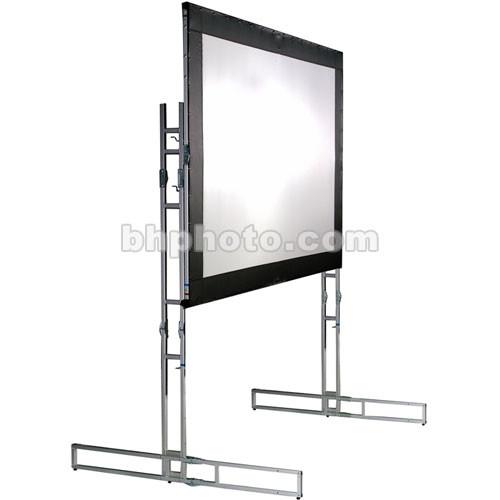 The Screen Works E-Z Fold Truss Style Front or Rear Projection Screen - 11x31
