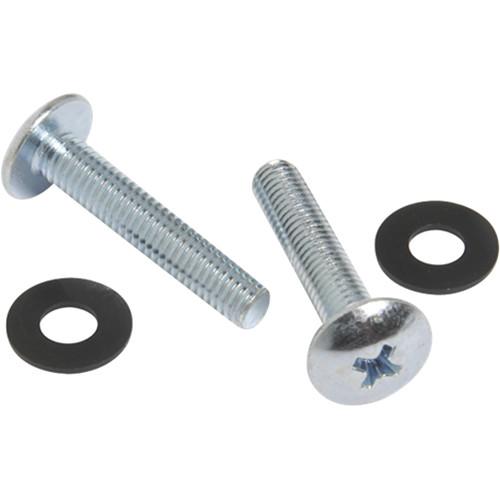 Atlas Sound 40 Count #10-32 Phillips Head Chrome Screws and 40 Plastic Washers