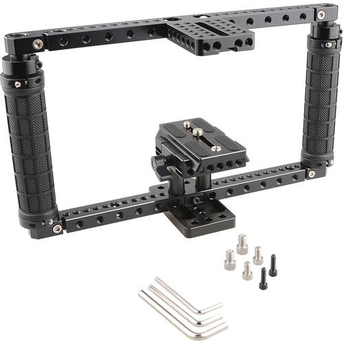 CAMVATE Adjustable Universal Camera Cage with Quick Release Baseplate