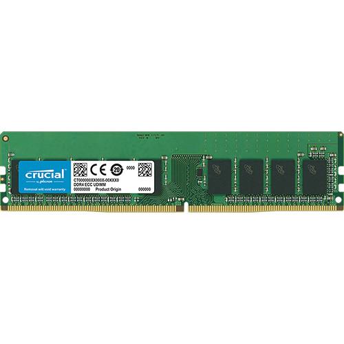 Crucial 16GB DDR4 2666 MT s ECC UDIMM Memory Kit