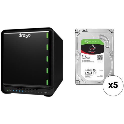 Drobo 5N2 20TB 5-Bay NAS Enclosure Kit with Seagate NAS Drives