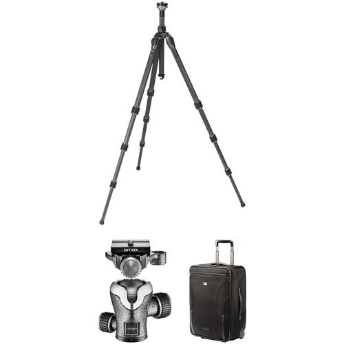 Gitzo GT1542 Mountaineer Carbon Fiber Tripod, GH1382TQD Traveler Center Ball Head, & Lowepro Echelon Roller Kit