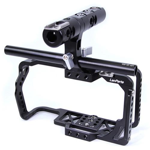 LanParte BMPCC4K Blackmagic Design Pocket Cinema Camera 4K Full Cage with Free Samsung SSD-T5 Clamp