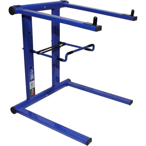 ProX T-LPS600BLUE Foldable Portable Laptop Stand with Adjustable Shelf
